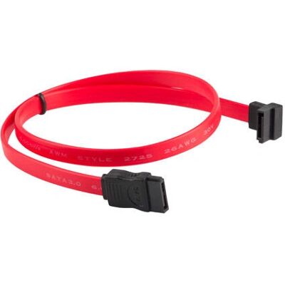 Câble SATA Lanberg - 0,5 m - Rouge - SATA III - 7 broches - Publicité Câble SATA Lanberg - 0,5 m - Rouge - SATA III - 7 broches - Publicité