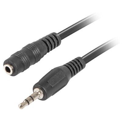Lanberg 5m Audiokabel - 3,5mm Stereo - Schwarz Lanberg 5m Audiokabel - 3,5mm Stereo - Schwarz