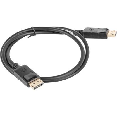 Lanberg CA-DPDP-10CC-0010-BK 1 m Schwarzes DisplayPort Kabel Lanberg CA-DPDP-10CC-0010-BK 1 m Schwarzes DisplayPort Kabel