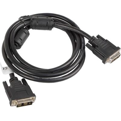 Lanberg DVI-kabel - 1,8 m - Svart - Digital Video Lanberg DVI-kabel - 1,8 m - Svart - Digital Video