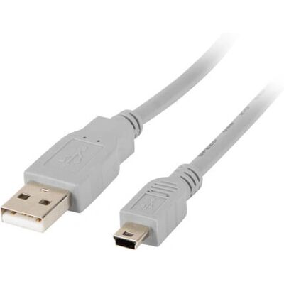 Cablul USB Lanberg - 1,8 m Auriu USB 2.0 A la Mini USB B Cablul USB Lanberg - 1,8 m Auriu USB 2.0 A la Mini USB B