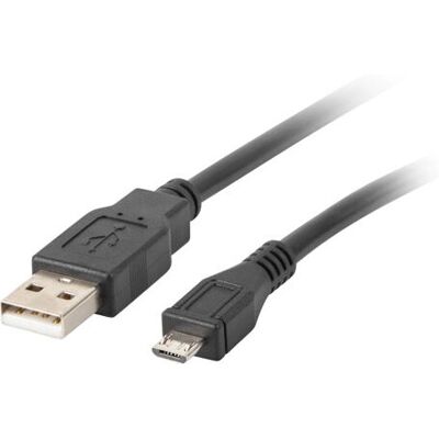 USB kabel Lanberg Micro USB A na USB B 1m - USB 2.0 USB kabel Lanberg Micro USB A na USB B 1m - USB 2.0