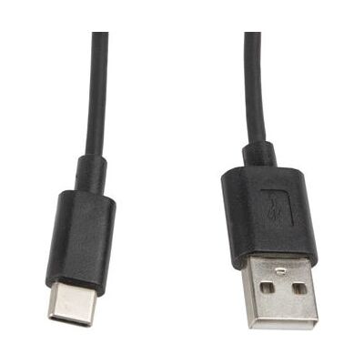 Cabo USB Lanberg - 1m Preto - USB 2.0, Type-C, A Cabo USB Lanberg - 1m Preto - USB 2.0, Type-C, A