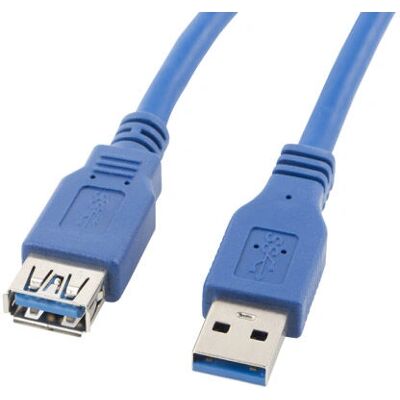 Lanberg USB 3.0 Kábel 1,8 m Kék - USB Type A Hosszabbító Lanberg USB 3.0 Kábel 1,8 m Kék - USB Type A Hosszabbító
