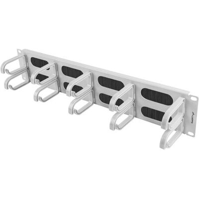 Lanberg AK-1204-S Rack Kabelmanagement Platte - 2U, Grau, 19" Lanberg AK-1204-S Rack Kabelmanagement Platte - 2U, Grau, 19"