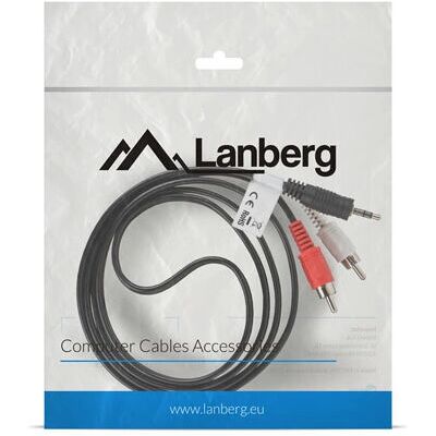 Lanberg Hochwertiges Stereo-Audiokabel - 1,5m Lanberg Hochwertiges Stereo-Audiokabel - 1,5m