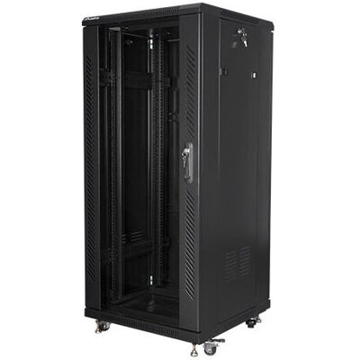 Armoire Rack Lanberg 27U Noir - Publicité Armoire Rack Lanberg 27U Noir - Publicité