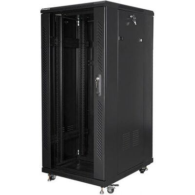 Lanberg Rack Schrank 27U 19" Schwarz - Rack Schrank Lanberg Rack Schrank 27U 19" Schwarz - Rack Schrank