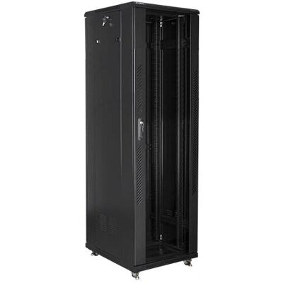 Lanberg Schwarzer 42U Freistehender Rack-Schrank - Serverraum Lanberg Schwarzer 42U Freistehender Rack-Schrank - Serverraum