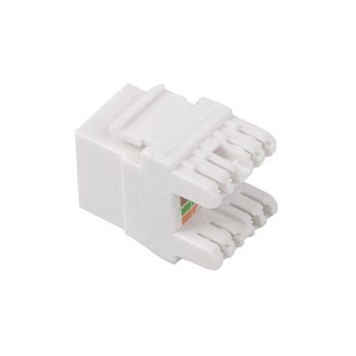 Lanberg KSU6-1000 Module Keystone - Blanc - Connecteur Ethernet - Publicité Lanberg KSU6-1000 Module Keystone - Blanc - Connecteur Ethernet - Publicité