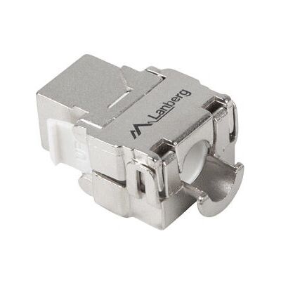 Lanberg KSF5-2000 Toolless Keystone Module RJ45 to LSA 180° Silver - Keystone Module Lanberg KSF5-2000 Toolless Keystone Module RJ45 to LSA 180° Silver - Keystone Module