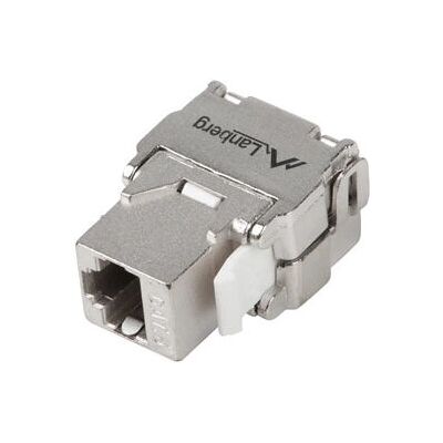 Lanberg KSF6-2000 Network Module - 180° Rotatable, Toolless, Gray Lanberg KSF6-2000 Network Module - 180° Rotatable, Toolless, Gray