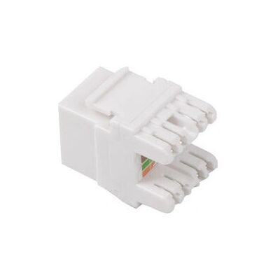 Module Keystone Lanberg KSUA-1000 - Blanc - RJ45 Cat6 UTP Module Keystone Lanberg KSUA-1000 - Blanc - RJ45 Cat6 UTP