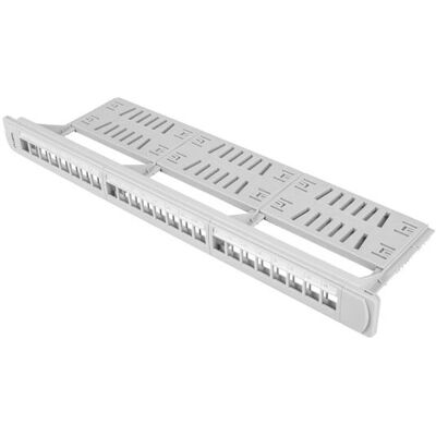Lanberg PPKS-1124-S Modelo con Organizador - Panel de Parcheo 24 Puertos Lanberg PPKS-1124-S Modelo con Organizador - Panel de Parcheo 24 Puertos