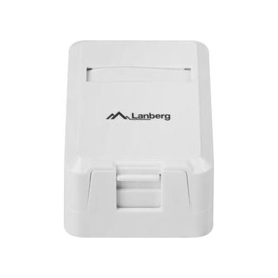 Lanberg OK1-0001-W Aufputzdose - 1 Port - Weiß - Netzwerk Zubehör Lanberg OK1-0001-W Aufputzdose - 1 Port - Weiß - Netzwerk Zubehör