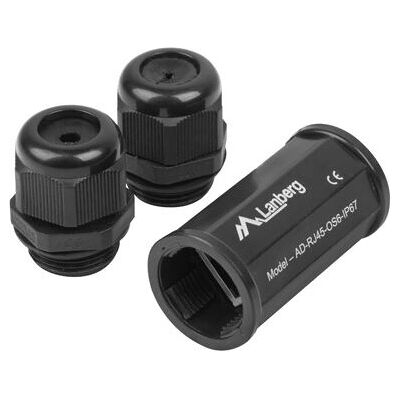 Lanberg AD-RJ45-OS6-IP67 Kabel-Adapter - Wasserdicht Lanberg AD-RJ45-OS6-IP67 Kabel-Adapter - Wasserdicht