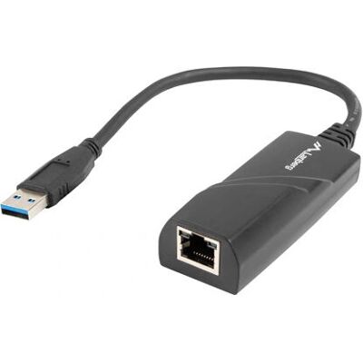 Lanberg NC-1000-01 Netzwerkkarte - USB zu Ethernet Adapter - Schwarz Lanberg NC-1000-01 Netzwerkkarte - USB zu Ethernet Adapter - Schwarz