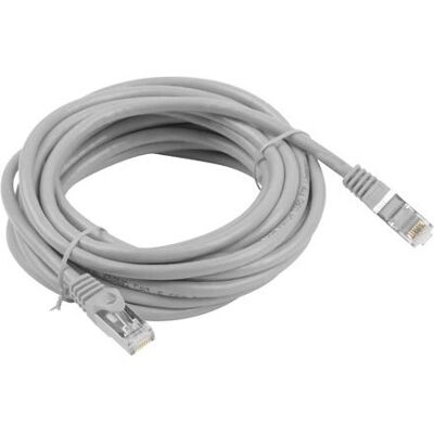 Lanberg 5m Cat6 F/UTP Verkkokaapeli - Suojattu, Harmaa Lanberg 5m Cat6 F/UTP Verkkokaapeli - Suojattu, Harmaa