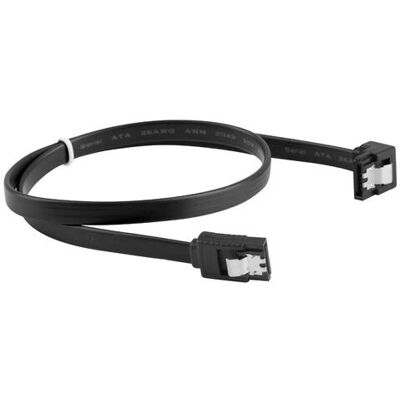 Lanberg SATA Kabel - 0,5 m Schwarz SATA 7-polig - Datenübertragung & Verbindung Lanberg SATA Kabel - 0,5 m Schwarz SATA 7-polig - Datenübertragung & Verbindung