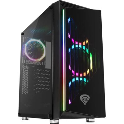 Genesis Irid 400 RGB - PC Gehäuse - Schwarz Genesis Irid 400 RGB - PC Gehäuse - Schwarz