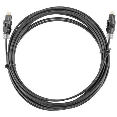 Lanberg 2m TOSLINK Glasvezelkabel - Zwart Lanberg 2m TOSLINK Glasvezelkabel - Zwart