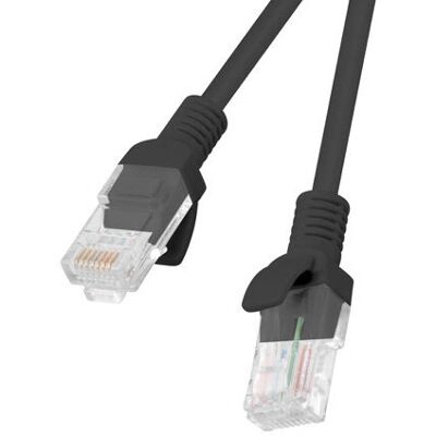 Kabel sieciowy Lanberg PCU5-20CC-0300-BK 3m Cat5e U/UTP - Czarny Kabel sieciowy Lanberg PCU5-20CC-0300-BK 3m Cat5e U/UTP - Czarny