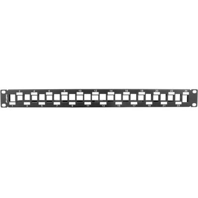 LANBERG PPKS-1224-B Panel de parcheo - 24 puertos, 1U, Negro LANBERG PPKS-1224-B Panel de parcheo - 24 puertos, 1U, Negro