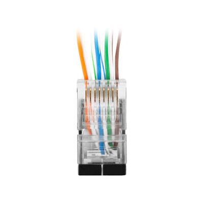 Connecteur réseau pass-through LANBERG PLS-6020EZ RJ45 - CAT6 - Publicité Connecteur réseau pass-through LANBERG PLS-6020EZ RJ45 - CAT6 - Publicité