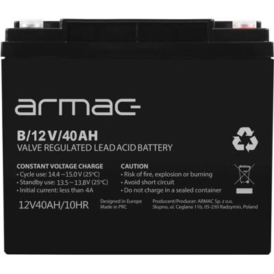 Armac B/12V/40AH Batería de Gel - UPS y Alarmas Armac B/12V/40AH Batería de Gel - UPS y Alarmas