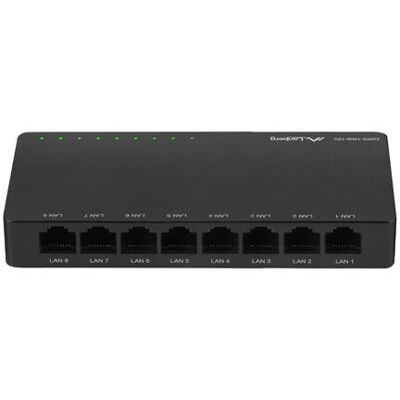 Lanberg DSP2-1008-12V Netzwerk-Switch - Gigabit Ethernet, 8 Ports, Schwarz Lanberg DSP2-1008-12V Netzwerk-Switch - Gigabit Ethernet, 8 Ports, Schwarz
