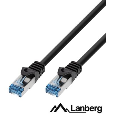 Cable de red Lanberg PCF6A-10CC-0150-BK - 1,5 m, S/FTP blindado Cable de red Lanberg PCF6A-10CC-0150-BK - 1,5 m, S/FTP blindado