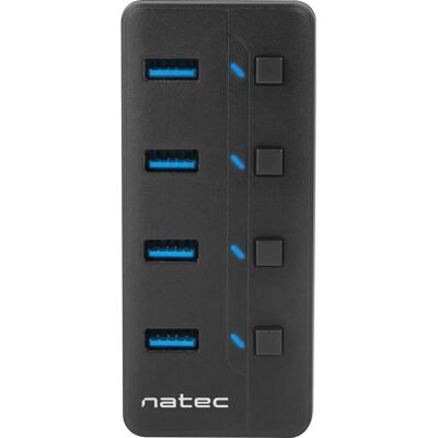 Natec Mantis USB 2.0 Type-B 5000 Mbit/s - USB Hub Natec Mantis USB 2.0 Type-B 5000 Mbit/s - USB Hub