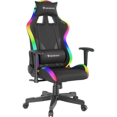 Cadeira de jogo Genesis Trit 600 RGB - Ergonômica, Ajustável, Preta Cadeira de jogo Genesis Trit 600 RGB - Ergonômica, Ajustável, Preta