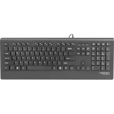 Teclado NATEC Barracuda - QWERTY em Espanhol, Com cabo, Preto Teclado NATEC Barracuda - QWERTY em Espanhol, Com cabo, Preto