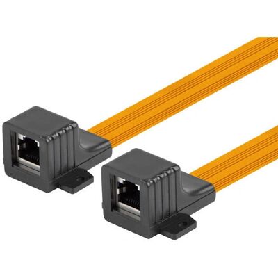 Lanberg ADS-RJ45-RJ45-300 verkkokaapeli - Musta, Oranssi - 0,23 m - Cat5e Lanberg ADS-RJ45-RJ45-300 verkkokaapeli - Musta, Oranssi - 0,23 m - Cat5e