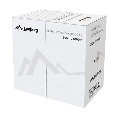 Lanberg Model LCU5-12CU-0305-S Szary 305m Kabel Sieciowy Cat5e U/UTP Lanberg Model LCU5-12CU-0305-S Szary 305m Kabel Sieciowy Cat5e U/UTP