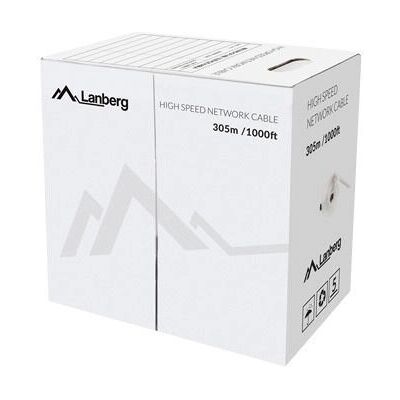 Lanberg LCU5-12CU-0305-R 305m Czerwony Kabel Sieciowy Cat5e U/UTP Lanberg LCU5-12CU-0305-R 305m Czerwony Kabel Sieciowy Cat5e U/UTP