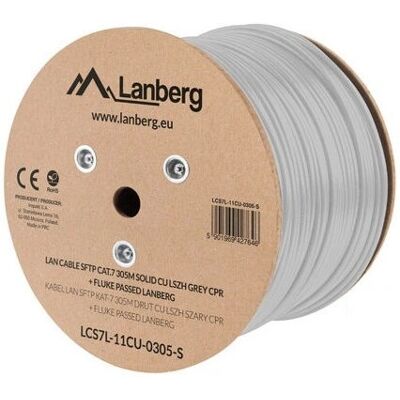 Cavo di rete Lanberg LCS7L-11CU-0305-S Bianco - 305m Cat7 S/FTP Cavo di rete Lanberg LCS7L-11CU-0305-S Bianco - 305m Cat7 S/FTP