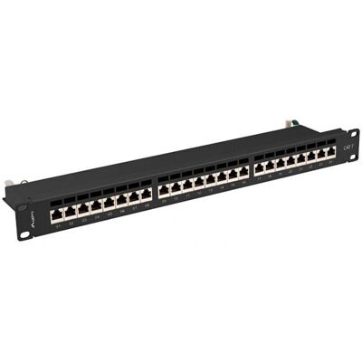 Lanberg Panou de Legătură - 24 Porturi Cat 7 1U - Negru Lanberg Panou de Legătură - 24 Porturi Cat 7 1U - Negru