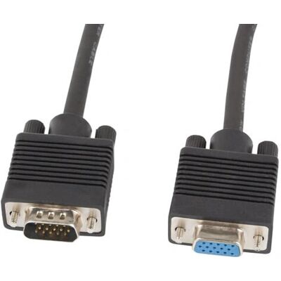 Lanberg CA-VGAC-10CC-0030-B VGA-kaapeli 3 m Musta Lanberg CA-VGAC-10CC-0030-B VGA-kaapeli 3 m Musta