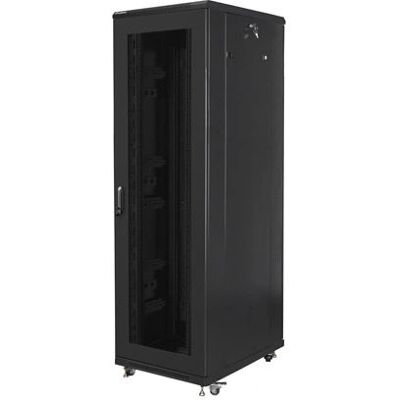 Lanberg 42U Freistehender Rackschrank - Schwarz Lanberg 42U Freistehender Rackschrank - Schwarz