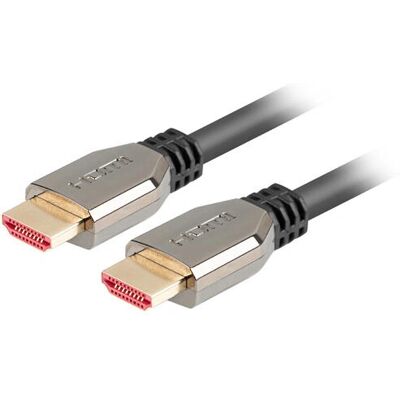 Lanberg CA-HDMI-30CU-0018-BK HDMI Kabel - 1,8 m - Schwarz - Unterstützt 8K 60Hz Lanberg CA-HDMI-30CU-0018-BK HDMI Kabel - 1,8 m - Schwarz - Unterstützt 8K 60Hz