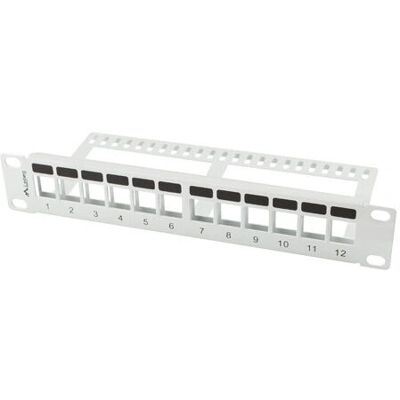 Lanberg PPKS-9112-S Panel de parcheo - 12 Puertos, 1U, Gris Lanberg PPKS-9112-S Panel de parcheo - 12 Puertos, 1U, Gris