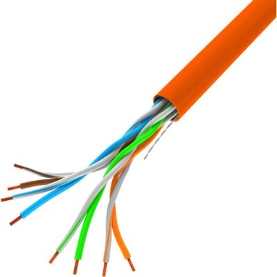 Cavo di rete Lanberg LCU5-10CC-0305-O Arancione Cat5e U/UTP 305m Cavo di rete Lanberg LCU5-10CC-0305-O Arancione Cat5e U/UTP 305m