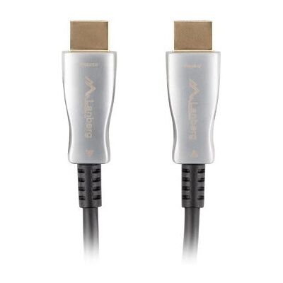 Lanberg HDMI-kabel 30m - HDMI 2.0 - Svart Lanberg HDMI-kabel 30m - HDMI 2.0 - Svart