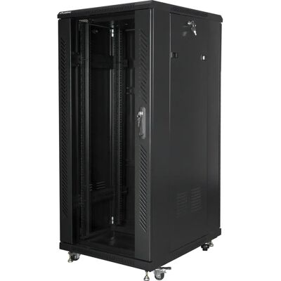 Armoire rack Lanberg 27U - Noir - Enceinte serveur 19 pouces - Publicité Armoire rack Lanberg 27U - Noir - Enceinte serveur 19 pouces - Publicité