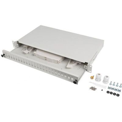 Lanberg Száloptikai Patchpanel 24 Port 1U Szürke - Száloptikai panel Lanberg Száloptikai Patchpanel 24 Port 1U Szürke - Száloptikai panel
