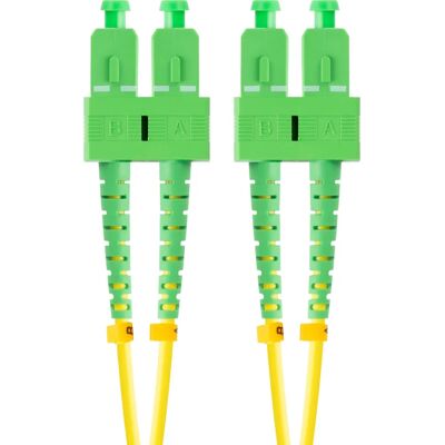 Lanberg Modell FO-SASA-SD11-0100-YE - 10m Gelbes Glasfaserkabel Lanberg Modell FO-SASA-SD11-0100-YE - 10m Gelbes Glasfaserkabel