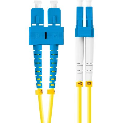 Lanberg Gelber 1m Glasfaserkabel LC-SC - Daten & InfiniBand Lanberg Gelber 1m Glasfaserkabel LC-SC - Daten & InfiniBand