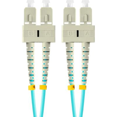 Lanberg Aqua 5m Câble Fibre Optique Duplex OM3 - Publicité Lanberg Aqua 5m Câble Fibre Optique Duplex OM3 - Publicité